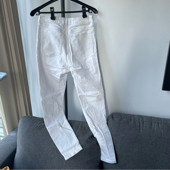 NWOT Everlane White Curvy Authentic Stretch High-Rise Skinny Jeans - Picture 6 of 12